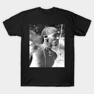 Portrait of a Maasai Warrior T-Shirt